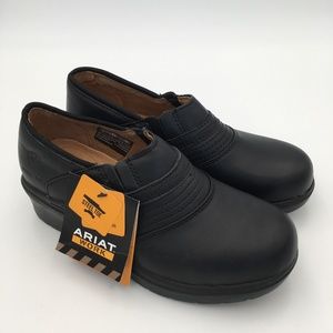 New Ariat Black Steel Toe Safety Work Clogs